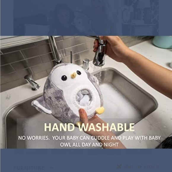 Mommy Paradise Soothing Sleep Baby Owl with Cry Sensor, White Noise, Lights - Picture 15 of 17